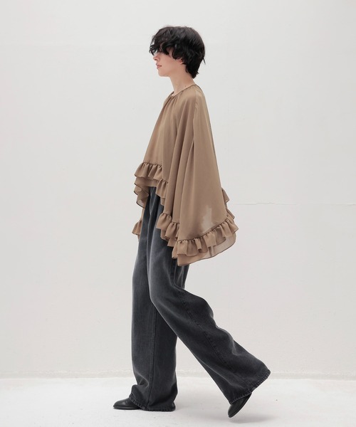 DRESSLAVE(ドレスレイブ)の「boho chic blouse(ボーホーシックブラウス)(シャツ/ブラウス・レディース・ブラウン/ブルー・38)」の13枚目の写真