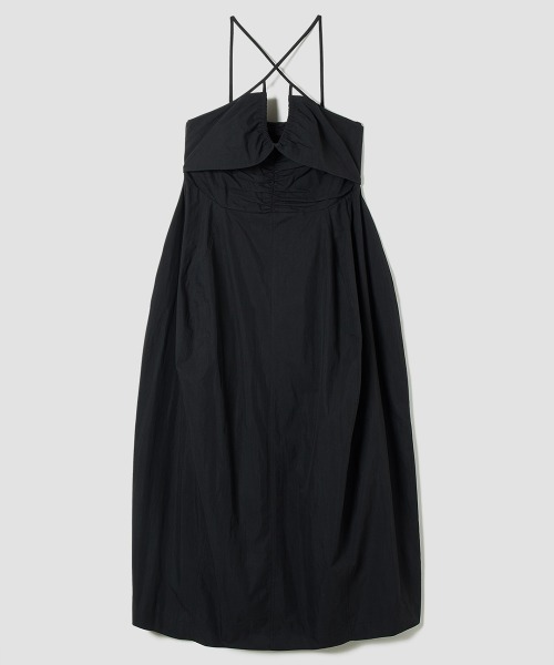 TELOPLAN(テーロプラン)の「【TELOPLAN】Yvette Dress / イヴェットドレス(ワンピース・レディース・スモークグレー/ブラック・ONE SIZE)」の5枚目の写真