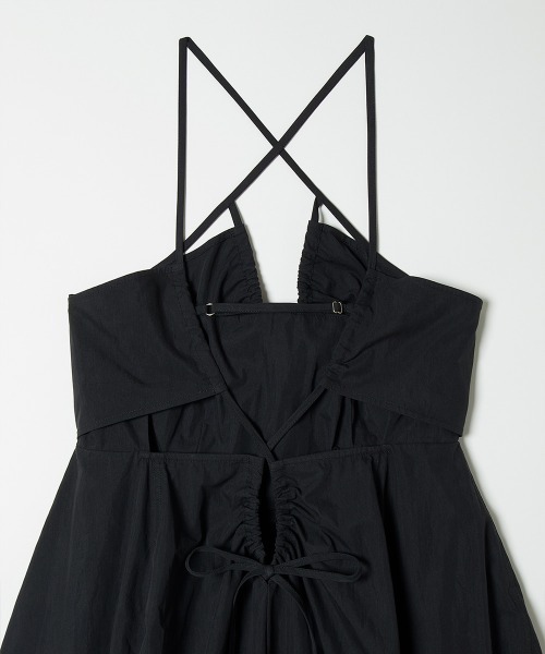 TELOPLAN(テーロプラン)の「【TELOPLAN】Yvette Dress / イヴェットドレス(ワンピース・レディース・スモークグレー/ブラック・ONE SIZE)」の8枚目の写真