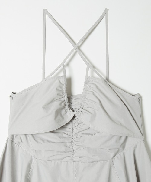 TELOPLAN(テーロプラン)の「【TELOPLAN】Yvette Dress / イヴェットドレス(ワンピース・レディース・スモークグレー/ブラック・ONE SIZE)」の12枚目の写真