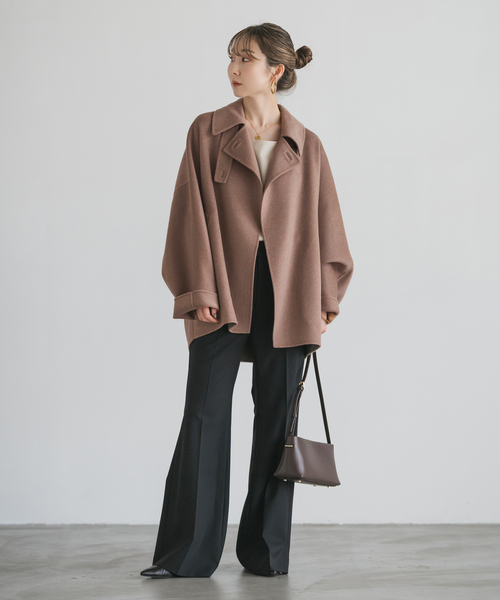 追加》Super160s リバードルマンショートコート（その他アウター