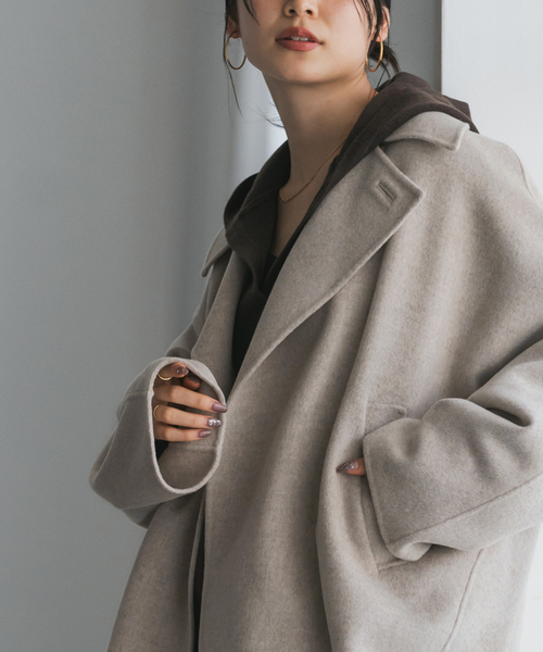 追加》Super160s リバードルマンショートコート（その他アウター