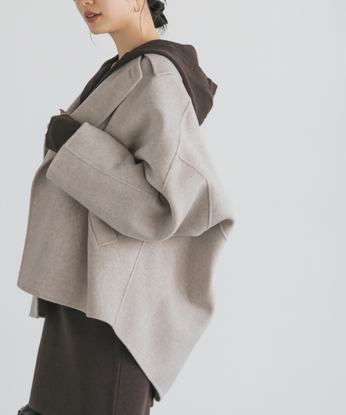 追加》Super160s リバードルマンショートコート（その他アウター