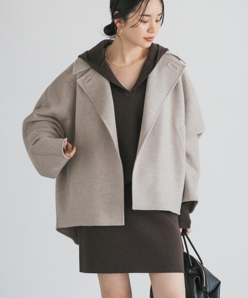 追加》Super160s リバードルマンショートコート（その他アウター