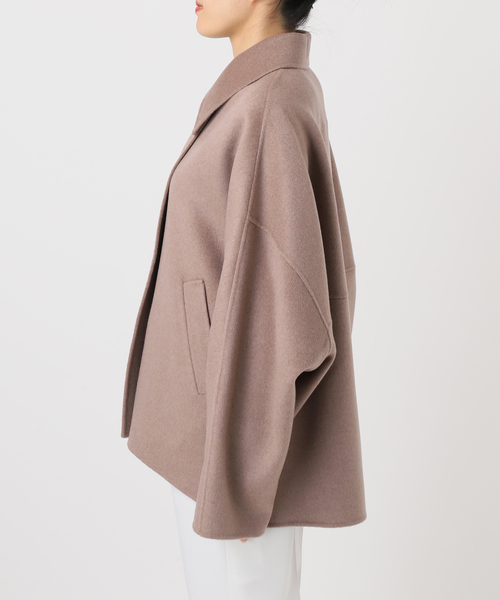 Noble(ノーブル)の「《追加》Super160s リバードルマンショートコート(その他アウター・レディース・モカ/ベージュ・36/38)」の19枚目の写真