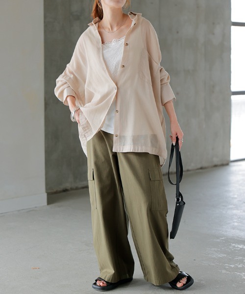 HUG.U(ハグユー)の「カップ付き レースドッキングタンクトップ(タンクトップ・レディース・ブラック/ホワイト・XL/M/L)」の7枚目の写真
