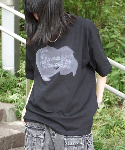 セール】25SS ビッグシルエット プレーティング 半袖Tシャツ