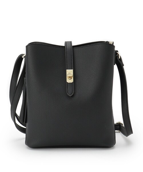 grove(グローブ)の「人間工学ベルトタッセル縦型ショルダー(ショルダーバッグ・レディース・モスグリーン/ボルドー/シルバー系その他/ブラック・00)」の20枚目の写真