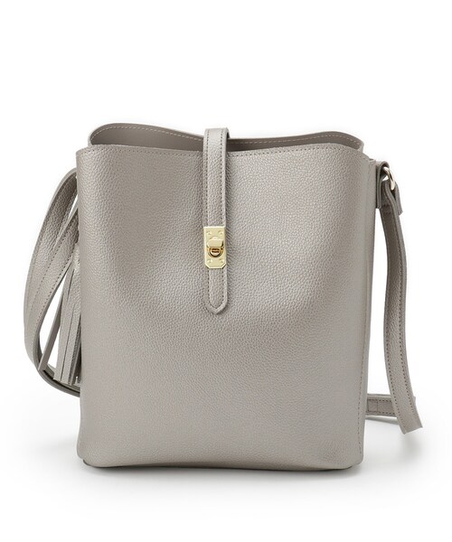 grove(グローブ)の「人間工学ベルトタッセル縦型ショルダー(ショルダーバッグ・レディース・モスグリーン/ボルドー/シルバー系その他/ブラック・00)」の17枚目の写真