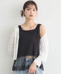 earth music&ecology | チュールレースヘムインナー(タンクトップ)