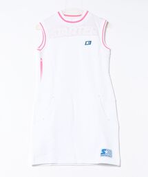 STARTER（スターター）の「【STARTER GOLF】スターター ダンボールニット×メッシュ素材インナーパンツ付きノースリーブワンピースレディース SG-123012（ワンピース）」