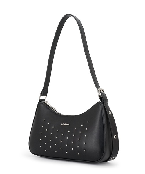 ムルーア（MURUA）/ハンドバッグ MR−B1375 スタッズ MURUA(ムルーア)ハンドバッグ MR-B1375 スタッズ（ハンドバッグ