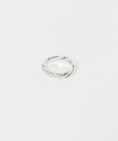 【新品】XOLO　Single Twist Ring L XOLO Single Twist Ring(L SILVER): アクセサリー｜URBAN