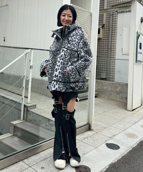 Candy Stripper（キャンディストリッパー）の「BUNNY BOA ジャケット（ダウンジャケット/コート・レディース・グレー/カーキ/ラベンダー・FREE）」の15枚目の写真