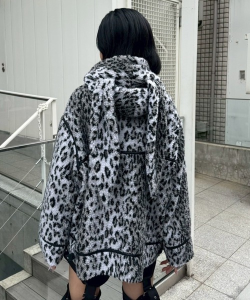 Candy Stripper（キャンディストリッパー）の「BUNNY BOA ジャケット（ダウンジャケット/コート・レディース・グレー/カーキ/ラベンダー・FREE）」の12枚目の写真