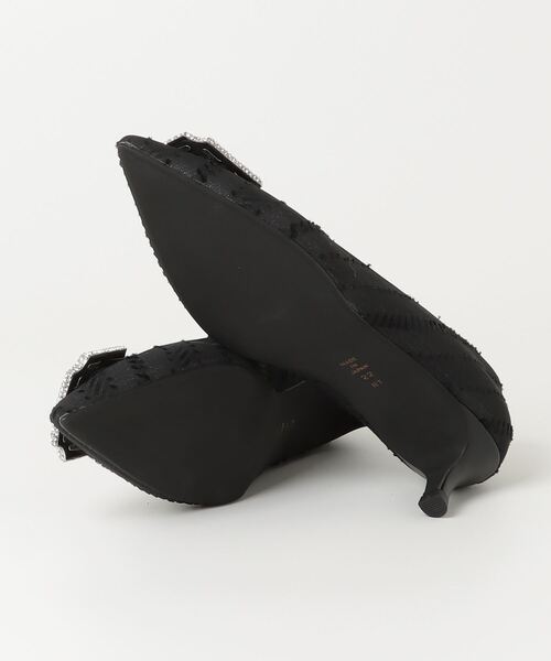 artemis by DIANA（アルテミスバイダイアナ）の「ビジューバックル　ポインテッドトゥパンプス（パンプス・レディース・ブラック/ピンク・22.5cm/23.0cm/23.5cm/24.0cm/24.5cm/25.0cm/22.0cm）」の4枚目の写真