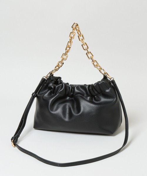 新品未使用❣️2wayチェーンバッグ　ブラック チェーン2WAYBAG（ショルダーバッグ）｜A part by（アパートバイ