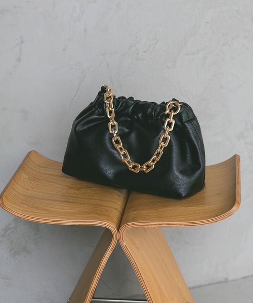 A part by（アパートバイ）の「チェーン2WAYBAG（ショルダーバッグ・レディース・ボルドー/ライトベージュ/ブラック/グリーン系その他2・FREE）」の12枚目の写真