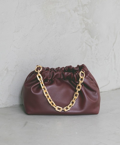 A part by（アパートバイ）の「チェーン2WAYBAG（ショルダーバッグ・レディース・ボルドー/ライトベージュ/ブラック/グリーン系その他2・FREE）」の14枚目の写真