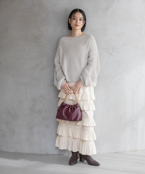 A part by（アパートバイ）の「チェーン2WAYBAG（ショルダーバッグ・レディース・ボルドー/ライトベージュ/ブラック/グリーン系その他2・FREE）」の7枚目の写真