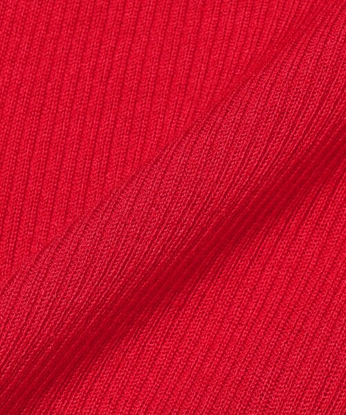 B:MING by BEAMS(ビーミングバイビームス)の「ウール混 リブニット タートルネック(ニット/セーター・レディース・オフホワイト/ブラック/レッド/ブルー・ONE SIZE)」の19枚目の写真