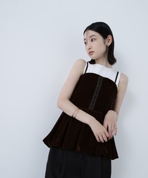 NATURAL BEAUTY BASIC | ◇ ベルベットキャミビスチェ(キャミソール)