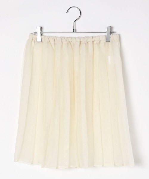 LEPSIM（レプシィム）の「プリーツレイヤードスカート　525630（スカート・レディース・ブラック/アイボリー・FREE）」の9枚目の写真