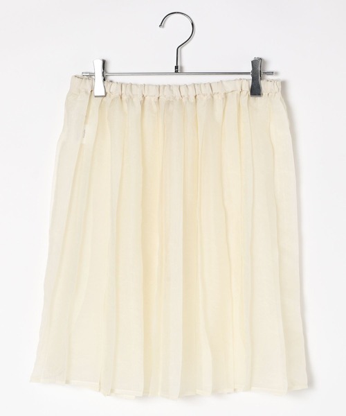LEPSIM（レプシィム）の「プリーツレイヤードスカート　525630（スカート・レディース・ブラック/アイボリー・FREE）」の10枚目の写真