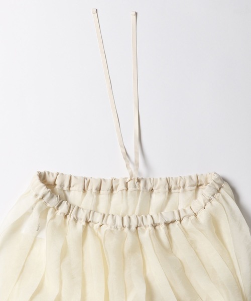 LEPSIM（レプシィム）の「プリーツレイヤードスカート　525630（スカート・レディース・ブラック/アイボリー・FREE）」の14枚目の写真