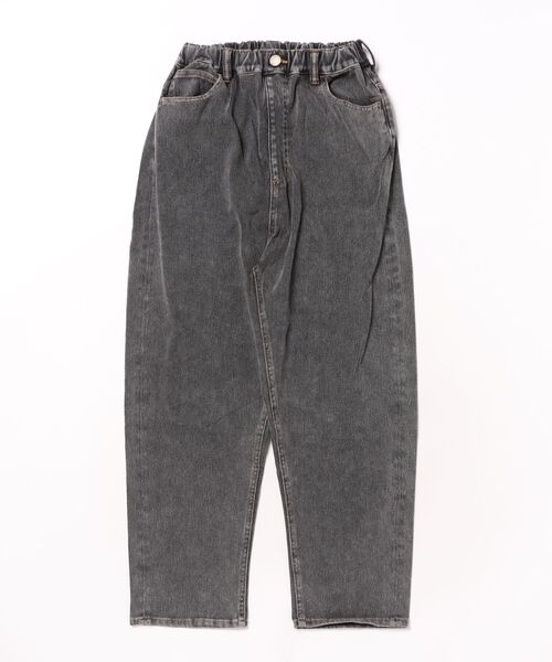 Ocean&Ground(オーシャン&グラウンド)の「Jr.ユーズドウォッシュデニムニットパンツ(スウェットパンツ・キッズ・ダークインディゴブルー/ブラック・150/160)」の2枚目の写真