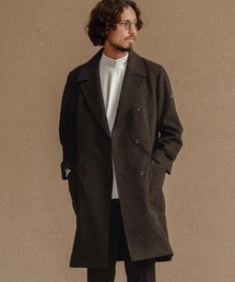 CALL&RESPONSE（コールアンドレスポンス）の「mj10890-ロングPコート-スーパーストレッチ（ピーコート・メンズ・ブラウン系）」