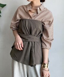 DouDou | アシメタックビスチェ(シャツ/ブラウス)