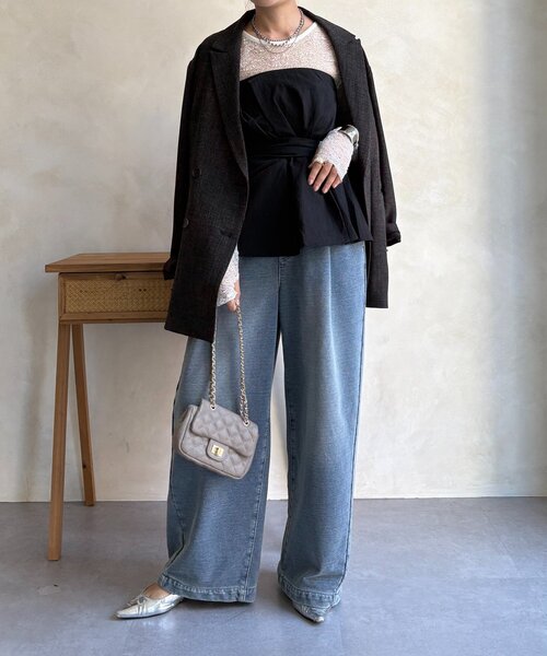 アシメタックビスチェ（シャツ/ブラウス）｜DouDou（ドゥドゥ