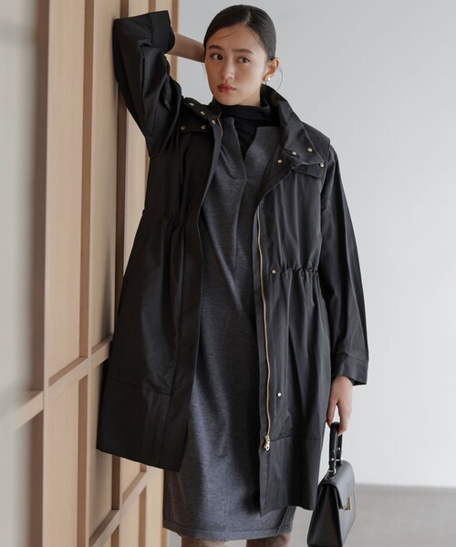 美品✨ フランシュリッペ ゴージャスリボン 2way モッズコート ライナー 黒 AMBIDEX Store ○ベルスプリット ライナー付きモッズコート (3WAY)(F