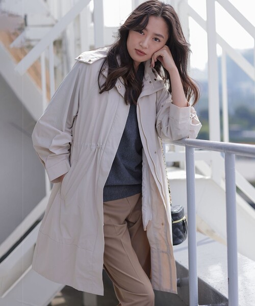 セール】中綿ライナー付き モッズコート（ミリタリージャケット