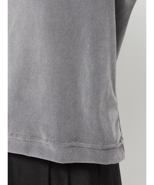 TONAL（トーナル）の「フロッキーチュールギャザースリーブトップス（Tシャツ/カットソー・レディース・ミント/グレー/ブラウン・MEDIUM）」の18枚目の写真