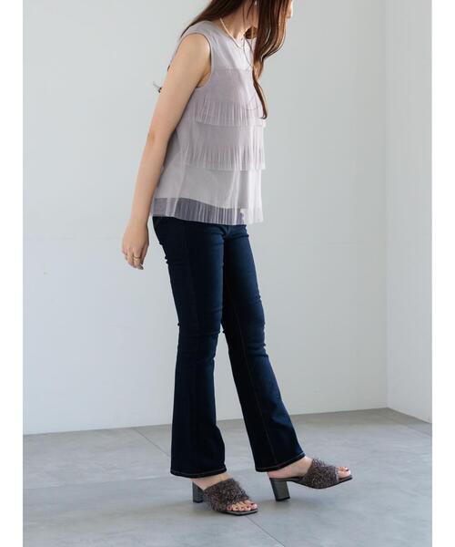 Te chichi(テチチ)の「ティアードチュールプリーツブラウス(シャツ/ブラウス・レディース・シルバーグレー/グリーン/ブラック・F)」の8枚目の写真