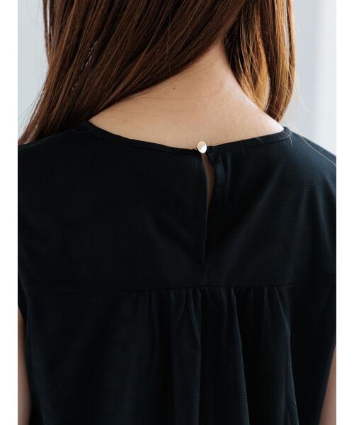 Te chichi(テチチ)の「ティアードチュールプリーツブラウス(シャツ/ブラウス・レディース・シルバーグレー/グリーン/ブラック・F)」の15枚目の写真