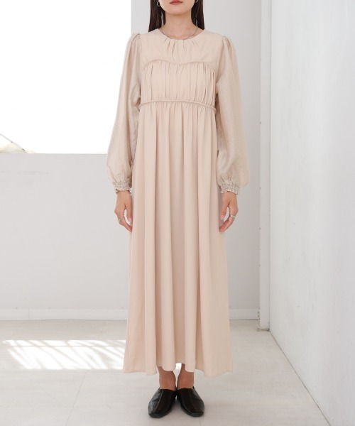 Bab（バブ）の「【S・Mサイズ展開】ビスチェライクフレアワンピース（ワンピース・レディース・アイボリー/ブラック・S/M）」の11枚目の写真