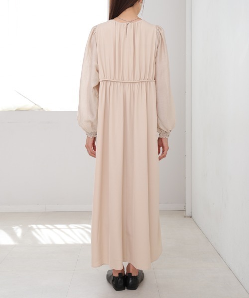 Bab（バブ）の「【S・Mサイズ展開】ビスチェライクフレアワンピース（ワンピース・レディース・アイボリー/ブラック・S/M）」の12枚目の写真