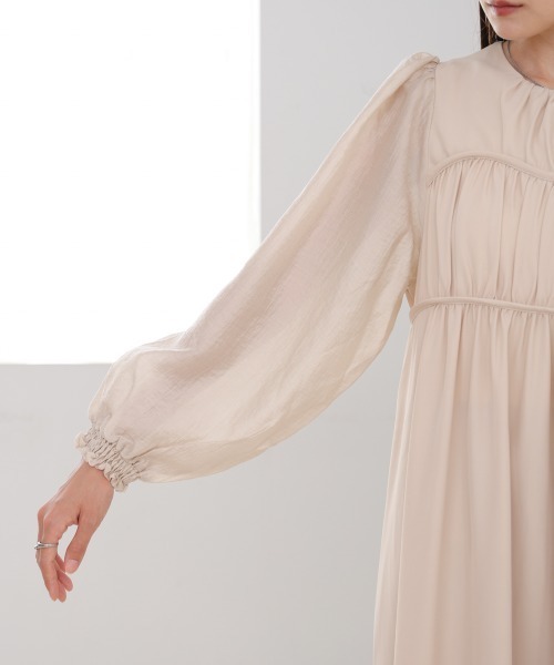 Bab（バブ）の「【S・Mサイズ展開】ビスチェライクフレアワンピース（ワンピース・レディース・アイボリー/ブラック・S/M）」の14枚目の写真
