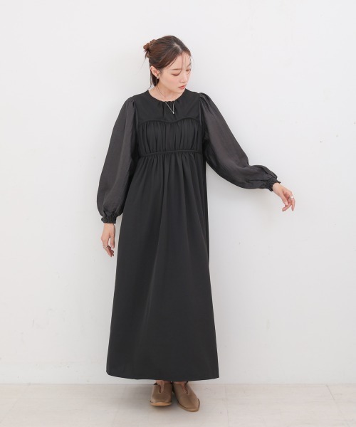 Bab（バブ）の「【S・Mサイズ展開】ビスチェライクフレアワンピース（ワンピース・レディース・アイボリー/ブラック・S/M）」の20枚目の写真