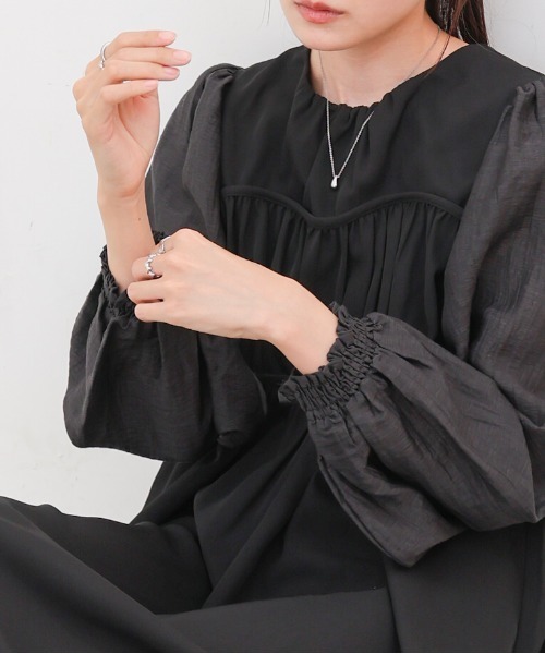 Bab（バブ）の「【S・Mサイズ展開】ビスチェライクフレアワンピース（ワンピース・レディース・アイボリー/ブラック・S/M）」の21枚目の写真