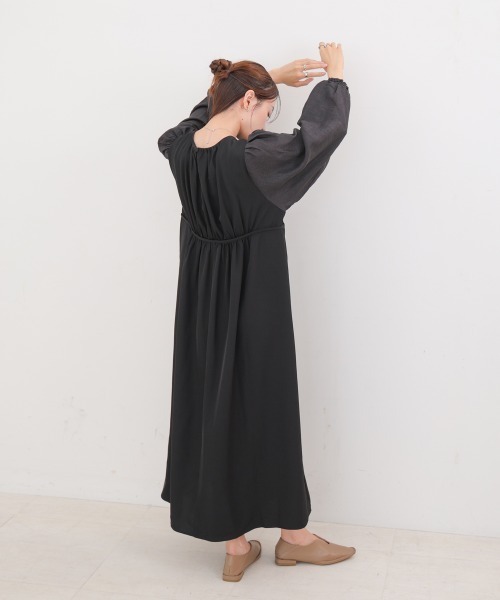 Bab（バブ）の「【S・Mサイズ展開】ビスチェライクフレアワンピース（ワンピース・レディース・アイボリー/ブラック・S/M）」の22枚目の写真
