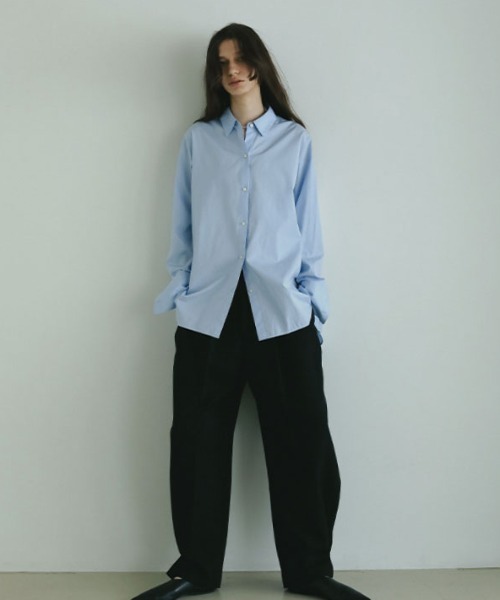 ETRE TOKYO　DEPENDRE　ブロードシャツ　ブルー DEPENDREブロードシャツ（シャツ/ブラウス）｜ETRE TOKYO