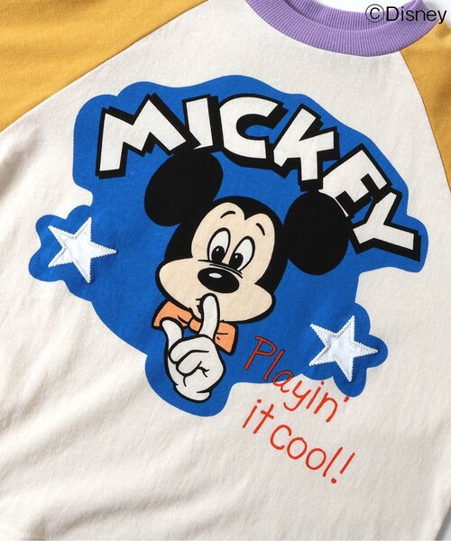 リンク】ディズニーキャラクター/ラグランTシャツ（Tシャツ/カットソー