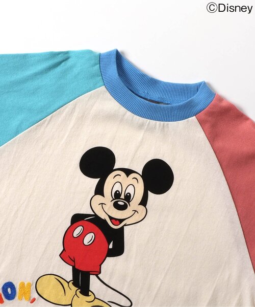 リンク】ディズニーキャラクター/ラグランTシャツ（Tシャツ/カットソー