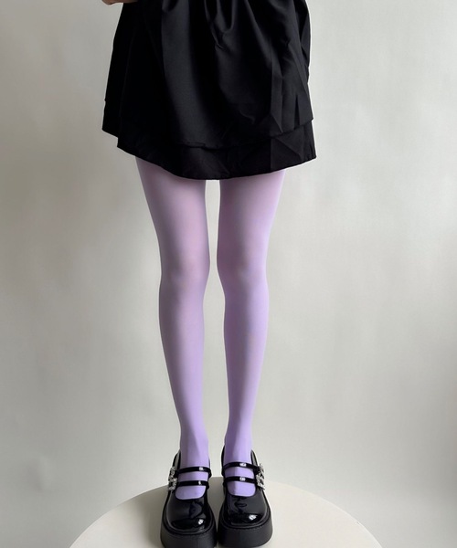 Burner（バーナー）の「【OKUOKU　0909】無地カラー　ストッキング oku-tights-829290580216-9（タイツ/ストッキング・レディース・チャコール/モカ/ダークベージュ/パープル/ネイビー/ホワイト/ダークブラウン/レッド/オフホワイト/グレー/スモークグレー/アッシュブラウン/ライトブラウン/ブラック/ワイン・FREE）」の13枚目の写真