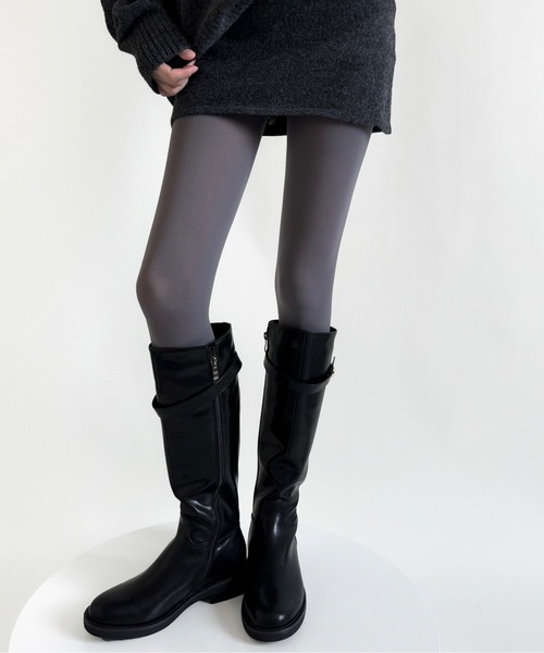 Burner（バーナー）の「【OKUOKU　0909】無地カラー　ストッキング oku-tights-829290580216-9（タイツ/ストッキング・レディース・チャコール/モカ/ダークベージュ/パープル/ネイビー/ホワイト/ダークブラウン/レッド/オフホワイト/グレー/スモークグレー/アッシュブラウン/ライトブラウン/ブラック/ワイン・FREE）」の17枚目の写真