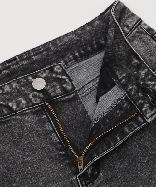 WEGO（ウィゴー）の「WEGO/カットアウトリボンストレッチデニムフレアパンツ（デニムパンツ・レディース・コバルトブルー/ブラック系3/スカイブルー・SMALL/MEDIUM）」の14枚目の写真